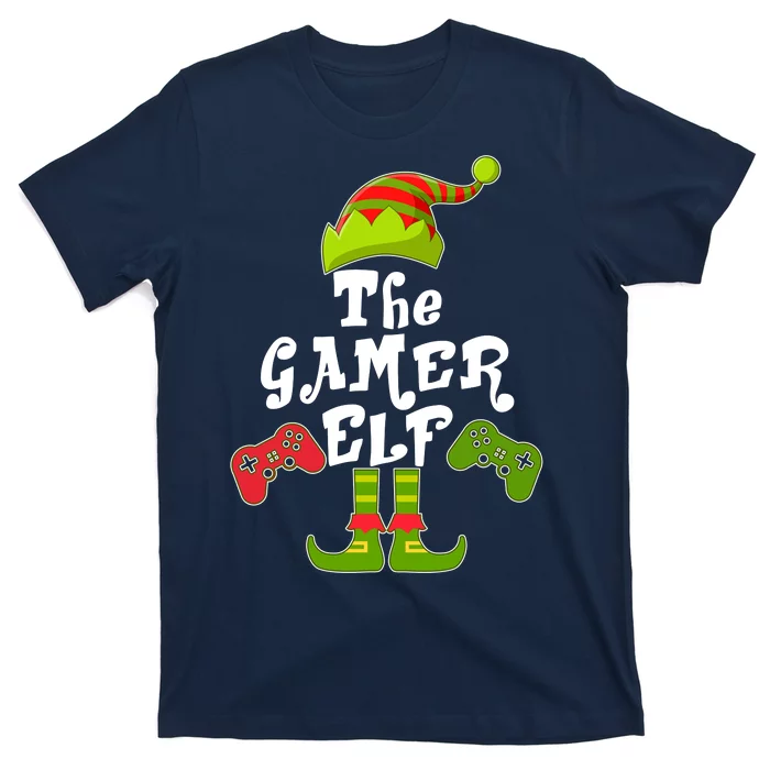 Family Matching Christmas The Gamer Elf T-Shirt