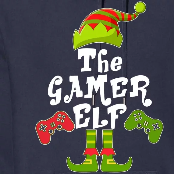 Family Matching Christmas The Gamer Elf Premium Hoodie