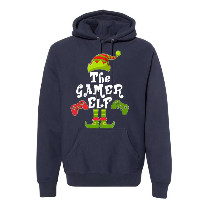 Family Matching Christmas The Gamer Elf Premium Hoodie