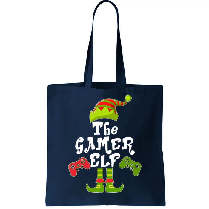 Family Matching Christmas The Gamer Elf Tote Bag