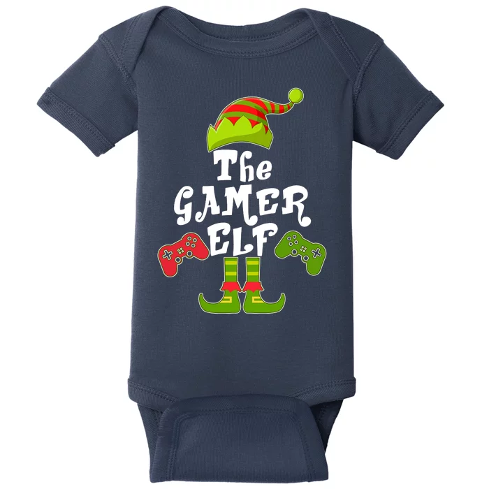 Family Matching Christmas The Gamer Elf Baby Bodysuit