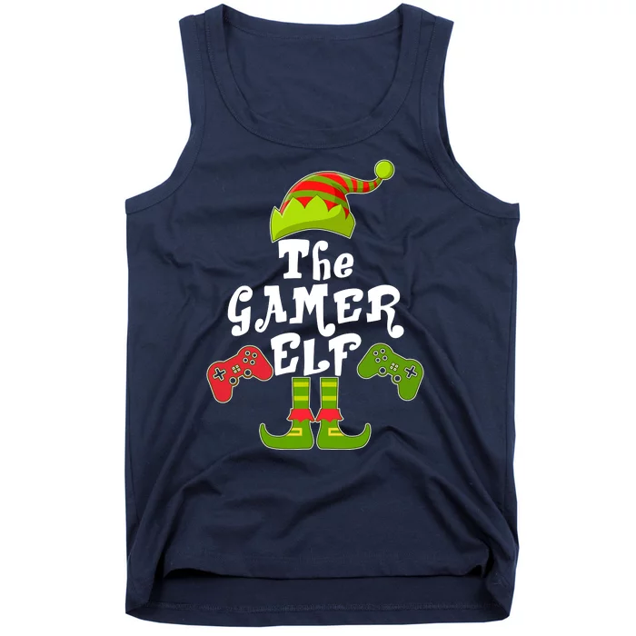 Family Matching Christmas The Gamer Elf Tank Top