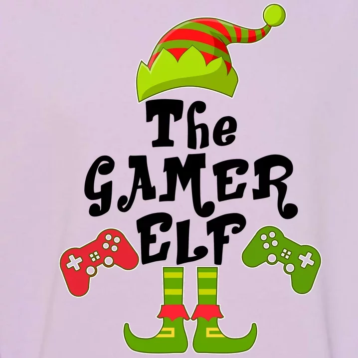 Family Matching Christmas The Gamer Elf Garment-Dyed Sweatshirt