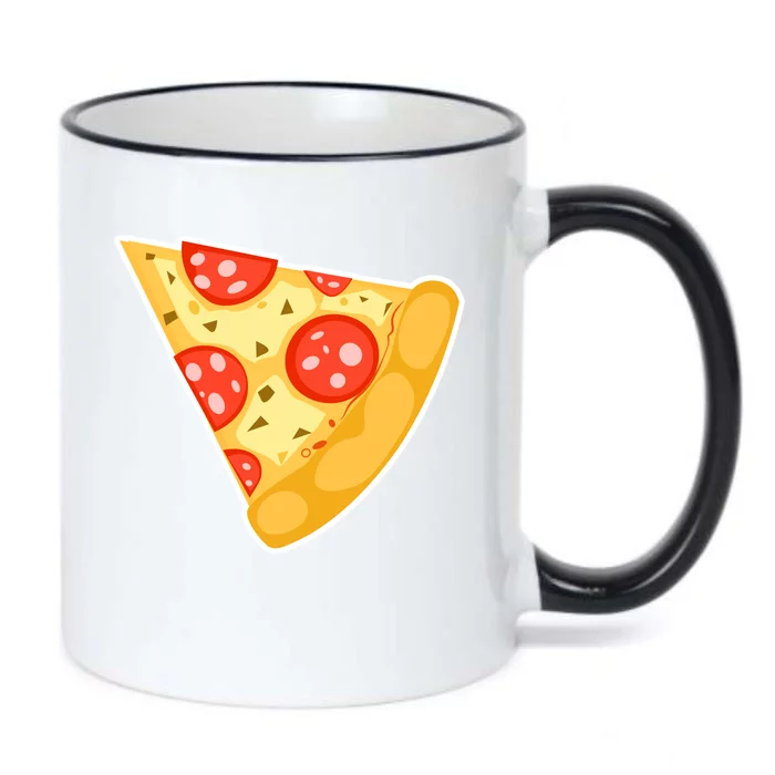 Family Matching Missing Pizza Slice Child Baby Black Color Changing Mug