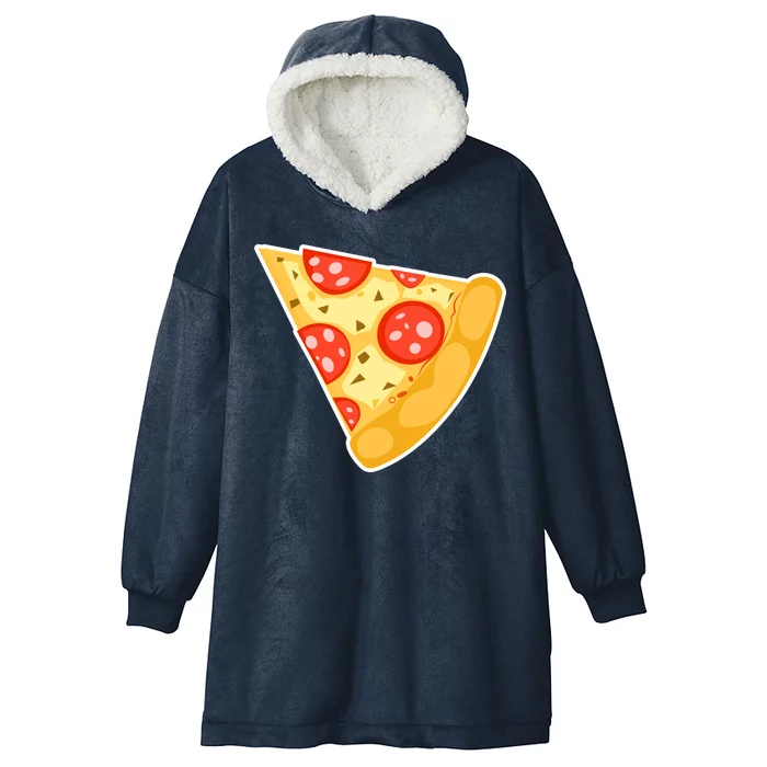 Family Matching Missing Pizza Slice Child Baby Hooded Wearable Blanket