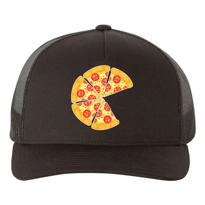 Family Matching Pizza With Missing Slice Parents Yupoong Adult 5-Panel Trucker Hat