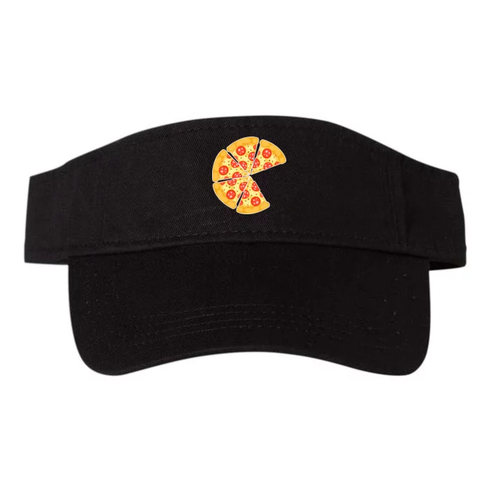 Family Matching Pizza With Missing Slice Parents Valucap Bio-Washed Visor