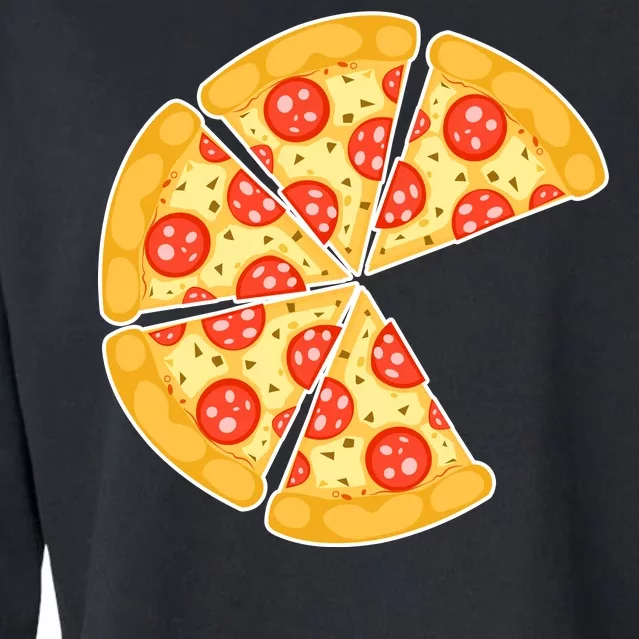 Family Matching Pizza With Missing Slice Parents Cropped Pullover Crew