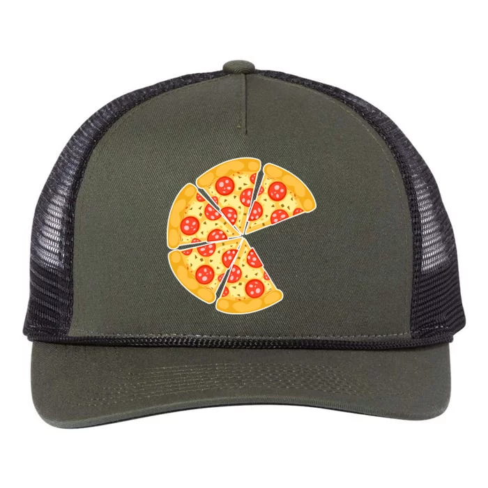 Family Matching Pizza With Missing Slice Parents Retro Rope Trucker Hat Cap