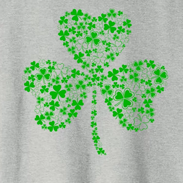 Family Of Shamrocks Cloverleaf Women's Crop Top Tee