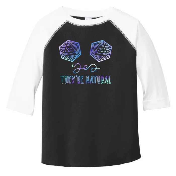 Fantasy Art, Nerdy Gaming, Yes They're Natural Toddler Fine Jersey T-Shirt