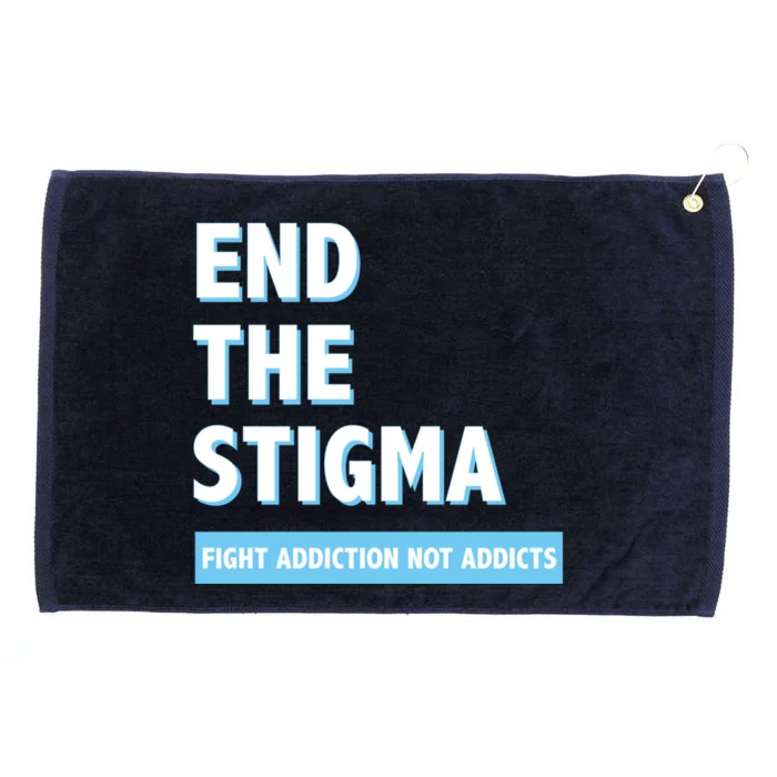 Fight Addiction Not Addicts End The Stigma Awareness Gift Grommeted Golf Towel