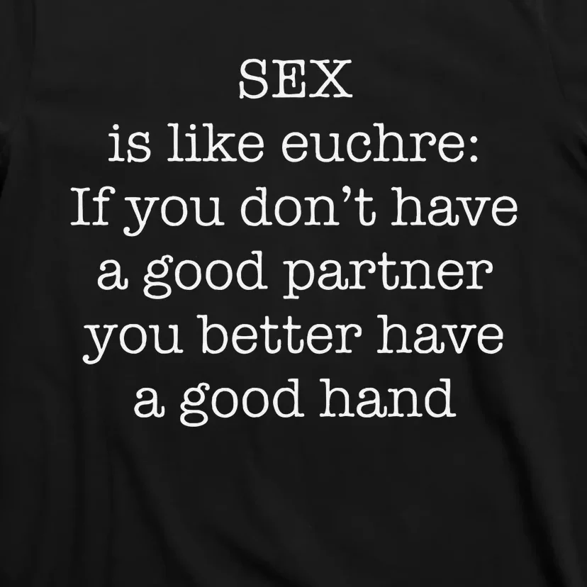 Funny Adult Novelty Euchre T-Shirt