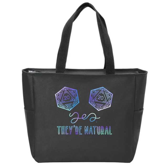 Fantasy Art Nerdy Gaming Yes Theyre Natural Zip Tote Bag