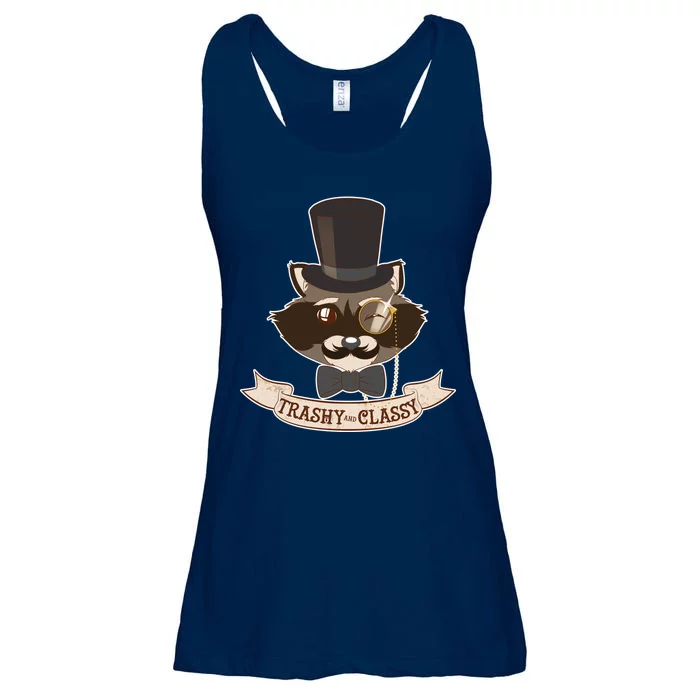 Fancy Trashy Classy Raccoon Ladies Essential Flowy Tank