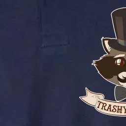 Fancy Trashy Classy Raccoon Softstyle Adult Sport Polo