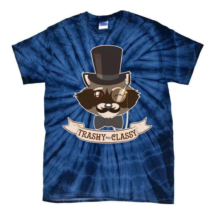 Fancy Trashy Classy Raccoon Tie-Dye T-Shirt