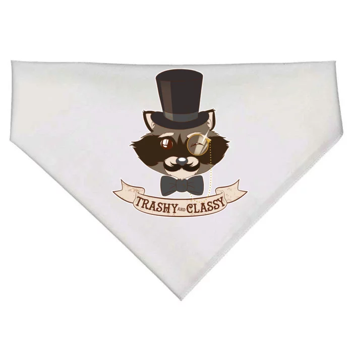 Fancy Trashy Classy Raccoon USA-Made Doggie Bandana