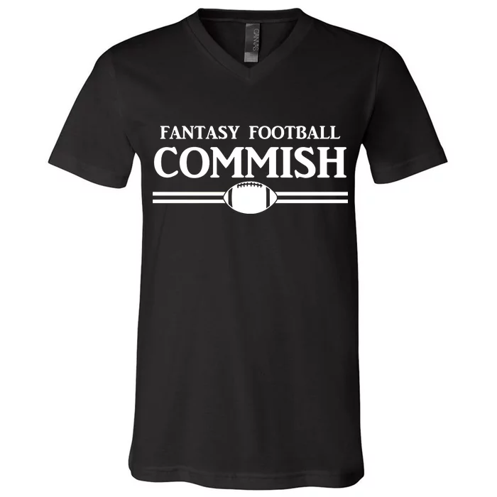 Fantasy Football Commish V-Neck T-Shirt