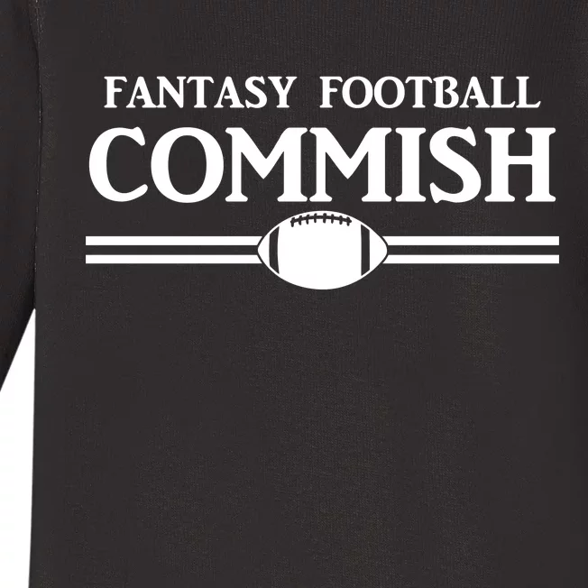 Fantasy Football Commish Baby Long Sleeve Bodysuit