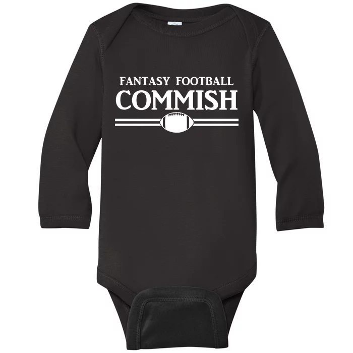 Fantasy Football Commish Baby Long Sleeve Bodysuit