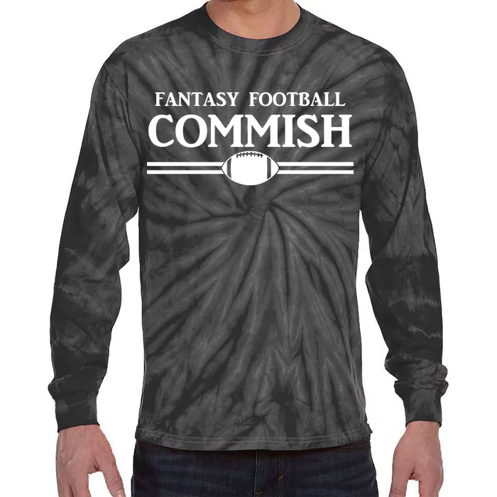 Fantasy Football Commish Tie-Dye Long Sleeve Shirt