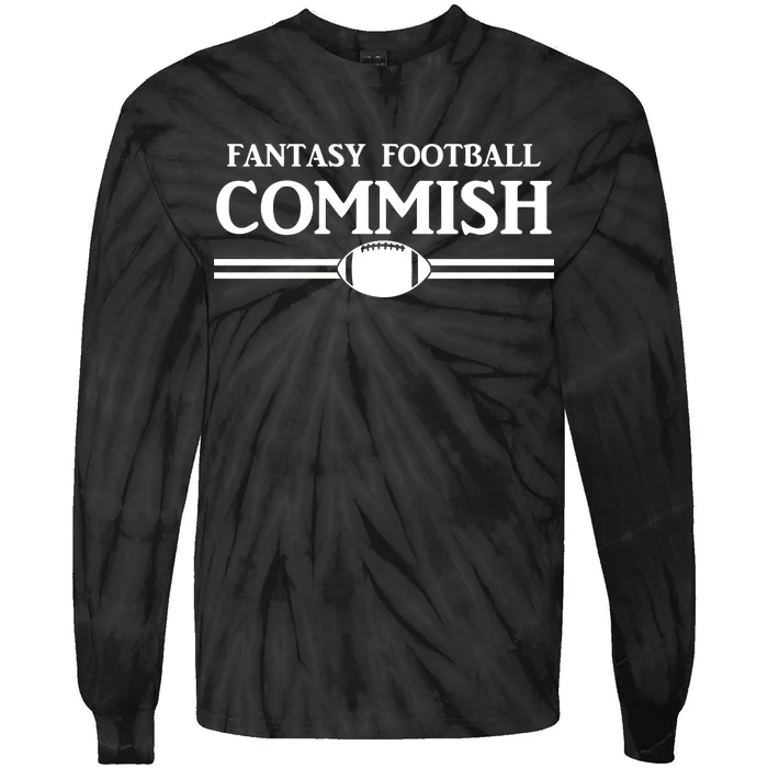 Fantasy Football Commish Tie-Dye Long Sleeve Shirt