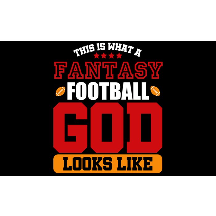 Fantasy Football God Bumper Sticker