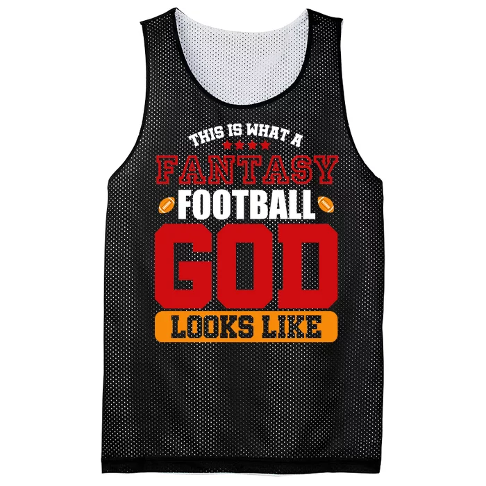 Fantasy Football God Mesh Reversible Basketball Jersey Tank