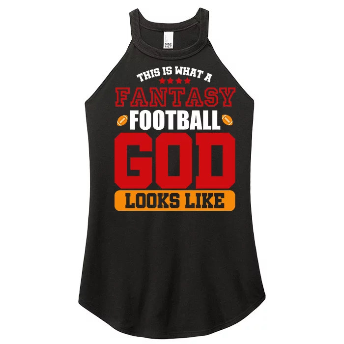 Fantasy Football God Women’s Perfect Tri Rocker Tank