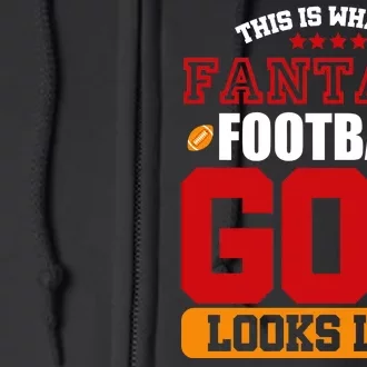 Fantasy Football God Full Zip Hoodie