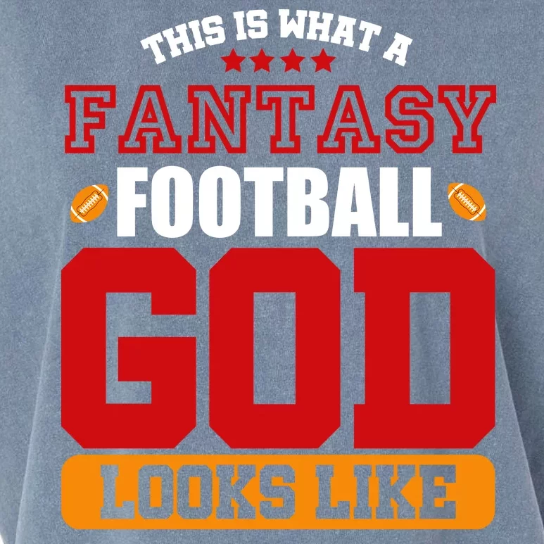 Fantasy Football God Garment-Dyed Women's Muscle Tee