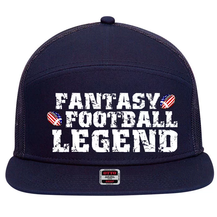 Fantasy Football Legend 7 Panel Mesh Trucker Snapback Hat