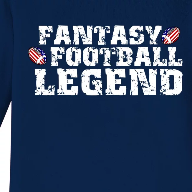 Fantasy Football Legend Baby Long Sleeve Bodysuit