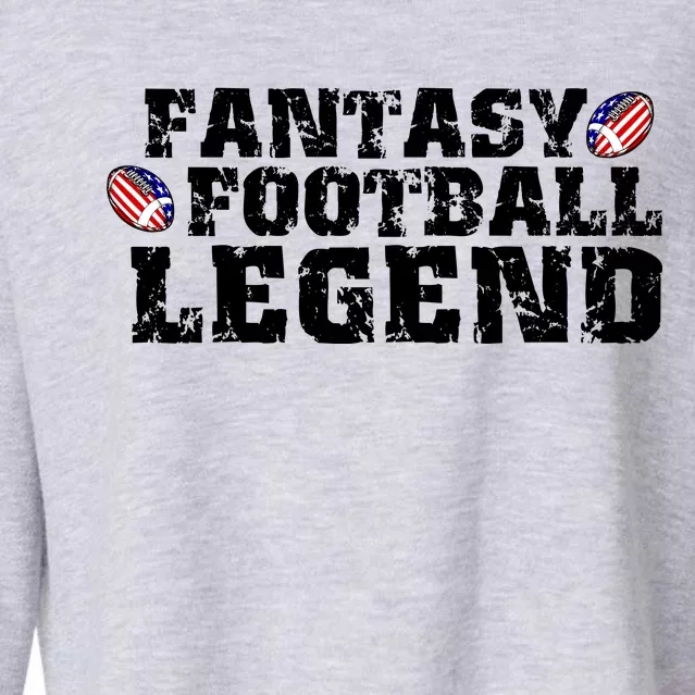 Fantasy Football Legend Cropped Pullover Crew