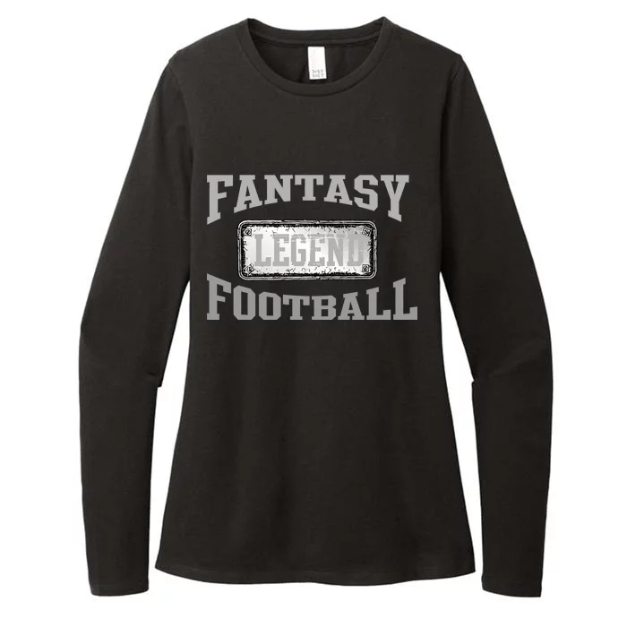 Fantasy Football Team Legends Vintage Womens CVC Long Sleeve Shirt