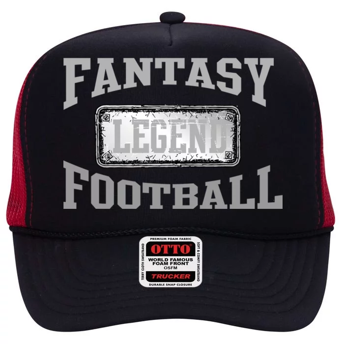 Fantasy Football Team Legends Vintage High Crown Mesh Trucker Hat