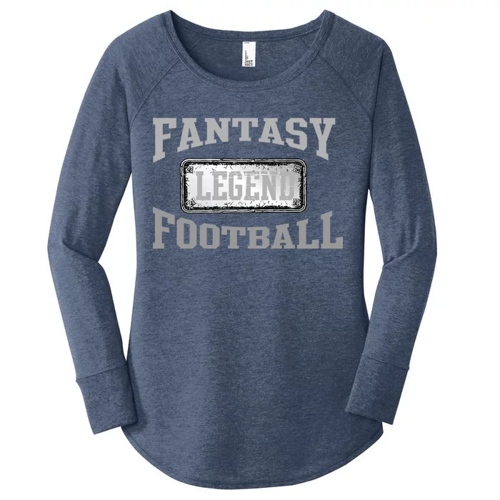 Fantasy Football Team Legends Vintage Women's Perfect Tri Tunic Long Sleeve Shirt