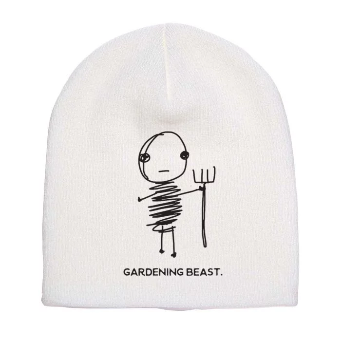 Funny And Odd Gardening For Gardeners And Farmers Short Acrylic Beanie