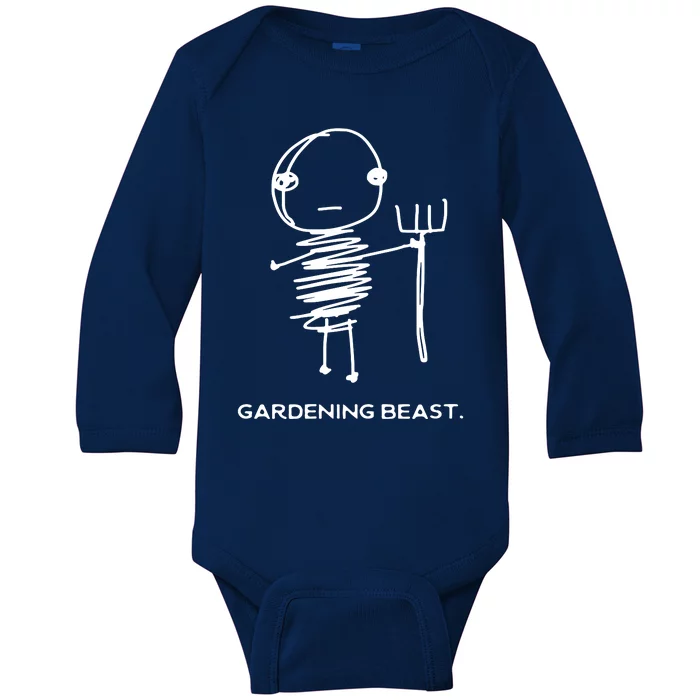 Funny And Odd Gardening For Gardeners And Farmers Baby Long Sleeve Bodysuit