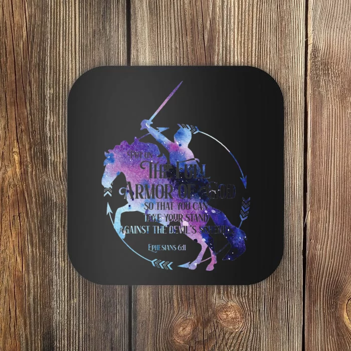 Full Armor of God Ephesians 611 Coaster