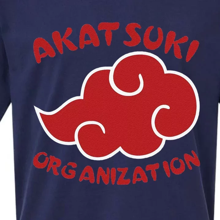 Funny Akatsuki Organization Sueded Cloud Jersey T-Shirt