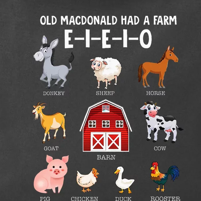 Farm Animals Old Macdonald Had A Farm Eieio Zip Tote Bag