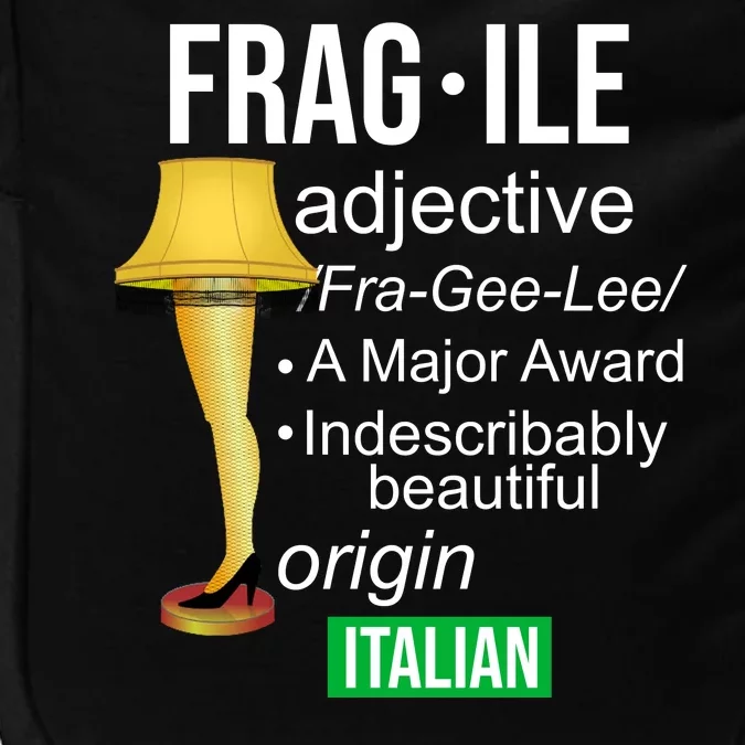 Fragile Adjective Origin Italian A Major Award Impact Tech Backpack