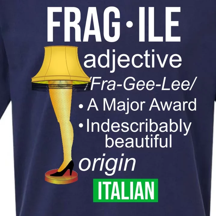 Fragile Adjective Origin Italian A Major Award Sueded Cloud Jersey T-Shirt