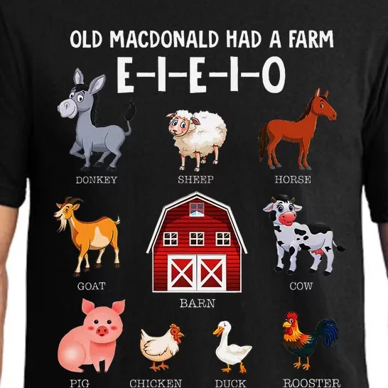 Farm Animals Old Macdonald Had A Farm E I E I O Pajama Set