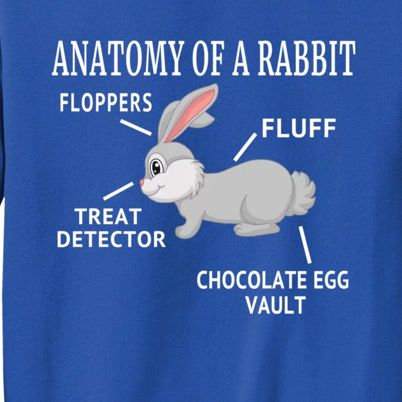 Funny Anatomy Of Rabbit Easter Cute Bunny Lover Mom Dad Gift Sweatshirt