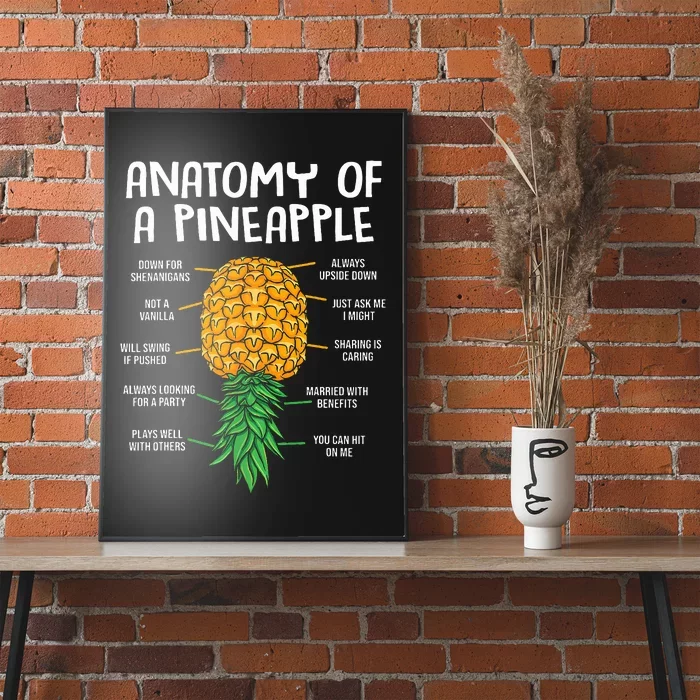 Funny Anatomy Of A Pineapple Swinger Poster