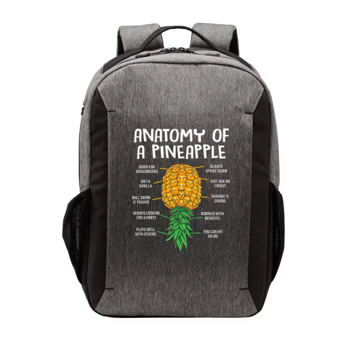 Funny Anatomy Of A Pineapple Swinger Vector Backpack