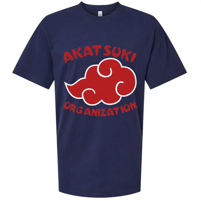 Funny Akatsuki Organization Sueded Cloud Jersey T-Shirt